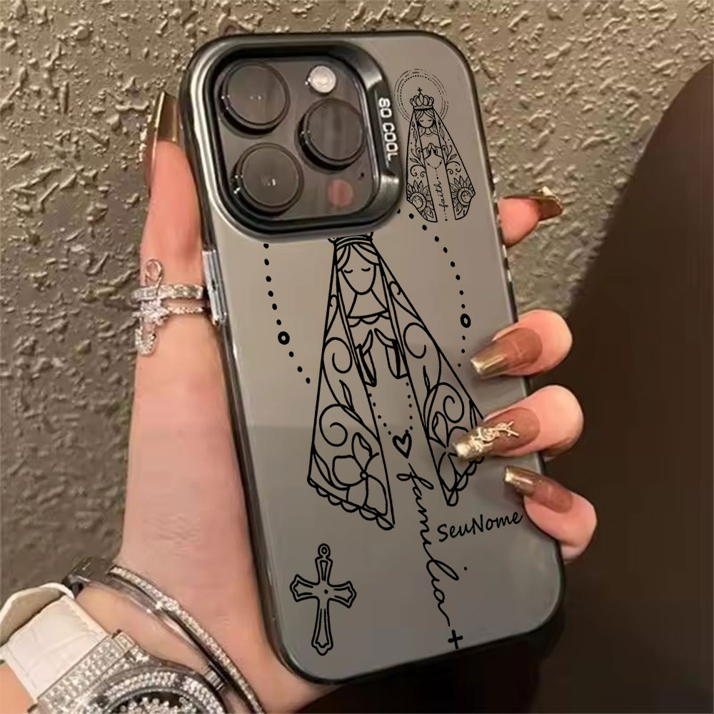 Mini Pc Case - Minimalist Lines Catholic Phone Case For