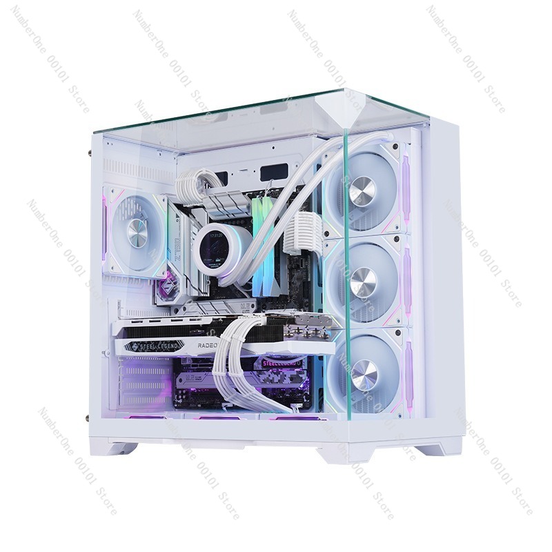 ATX Gaming PC Case Panoramic T - Pc Chassis 评论和价格