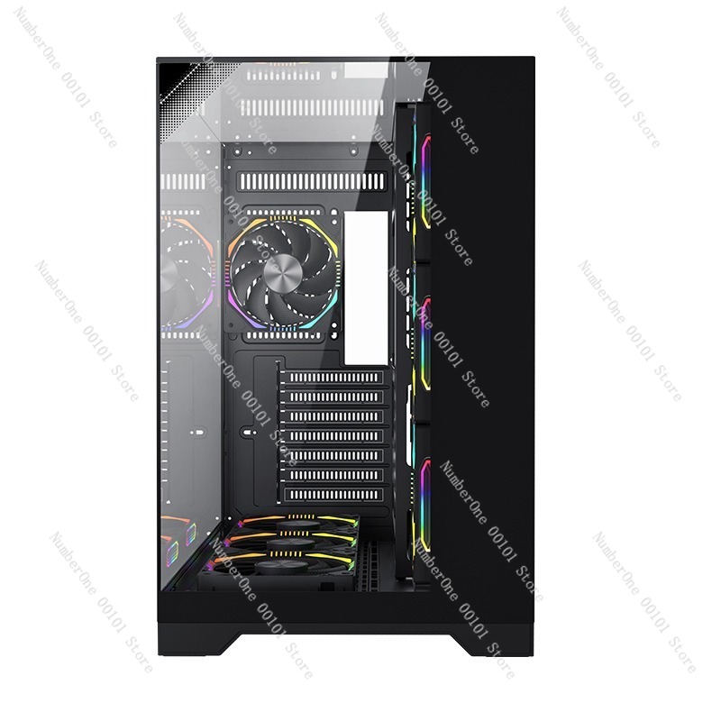 ATX Gaming PC Case Panoramic T - Pc Chassis 评论和价格