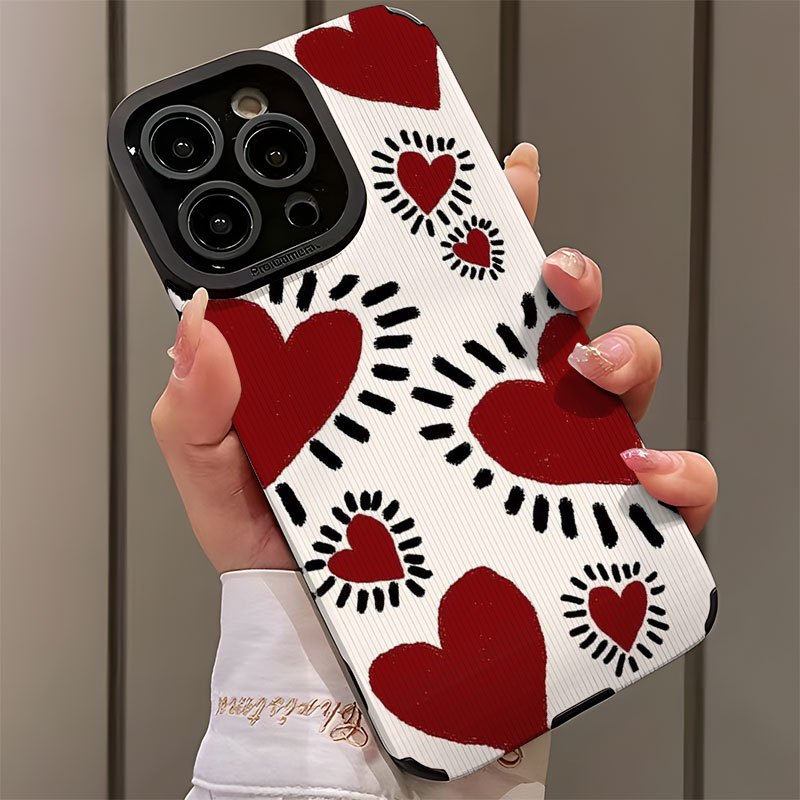 Red and black decorative patte - Computer Case 评论和价格