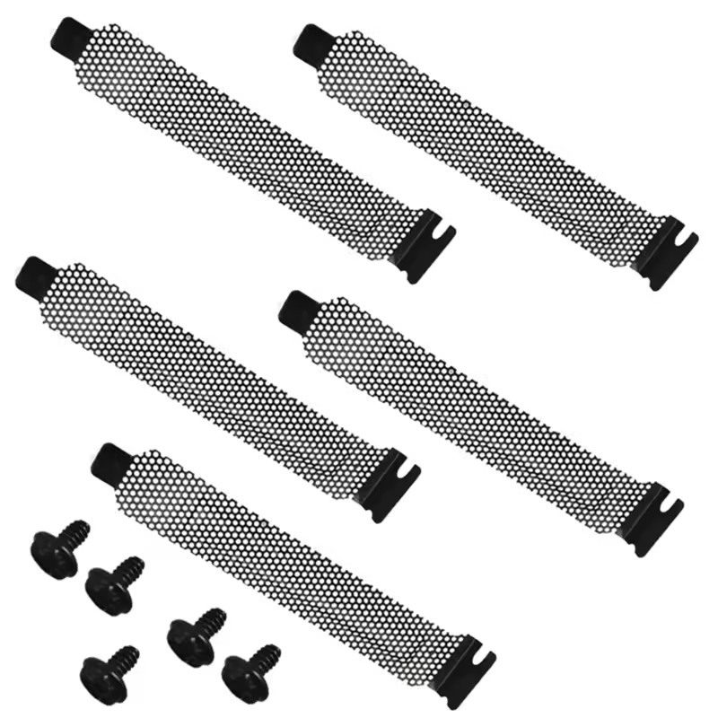 5PCS PCI Slot Cover Filter Bla - Dust Filter Pc 评论和价格