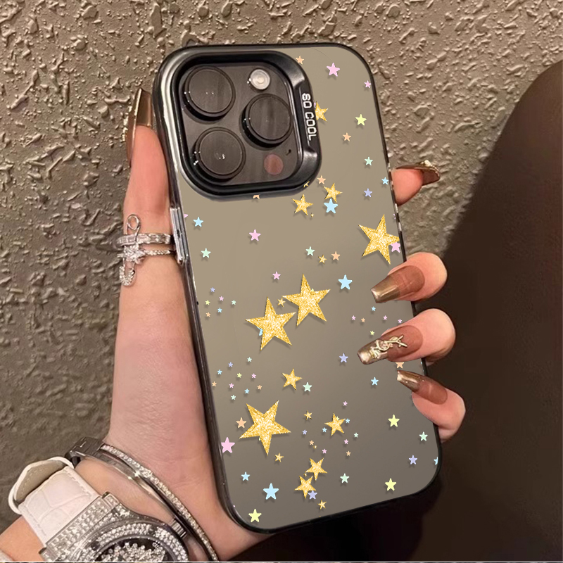 Colorful Star Pattern Matte Ha - Matte Pc Case 评论和价格